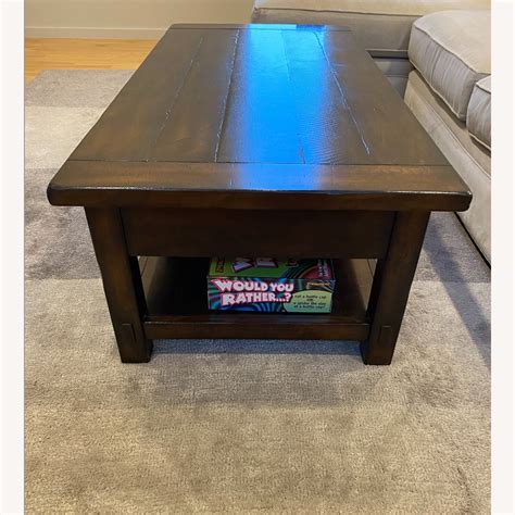 Benchwright Grand Coffee Table. . Pottery barn benchwright coffee table dupe